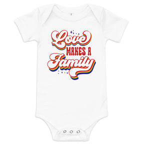 Love Makes a Family Baby Bodysuit