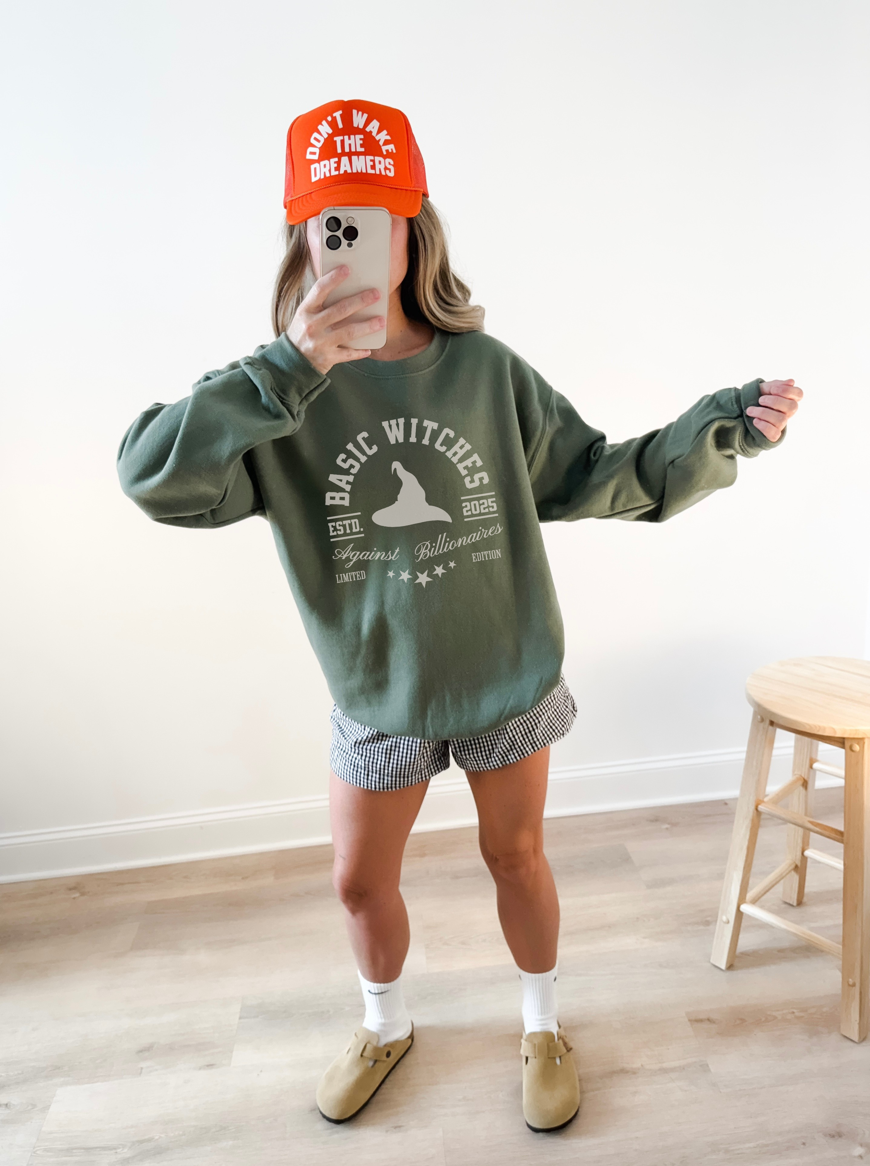 Basic Witches Against Billionaires Fall Sweatshirt