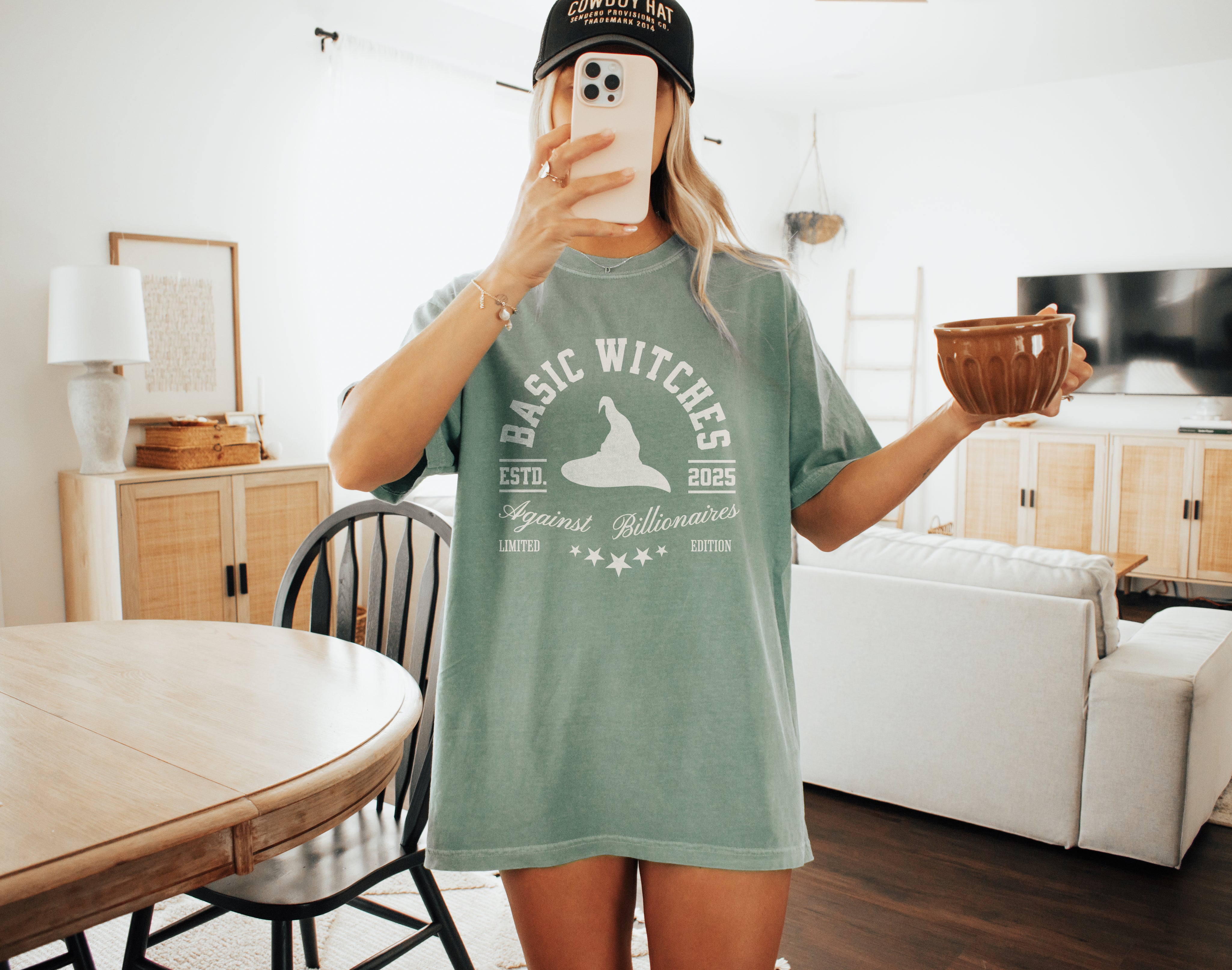 Basic Witches Against Billionaires Heavyweight Fall T-Shirt