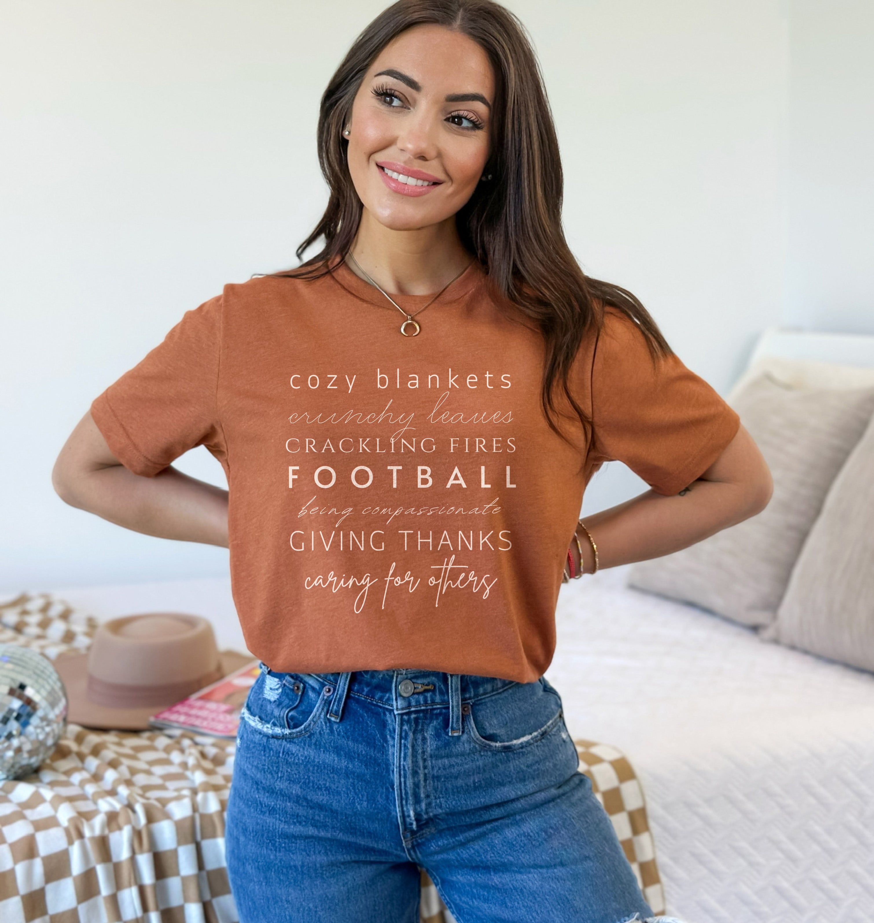 Compassion Over Everything Heather Autumn Tee