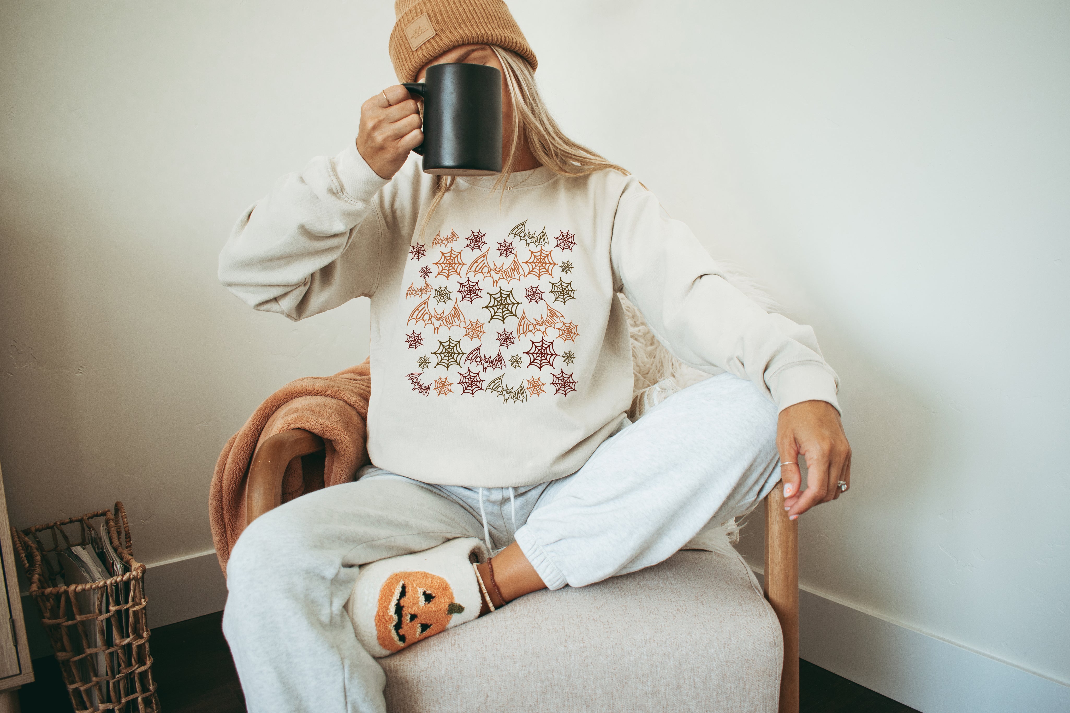 Subtle Fuck Trump Fall Premium Sweatshirt