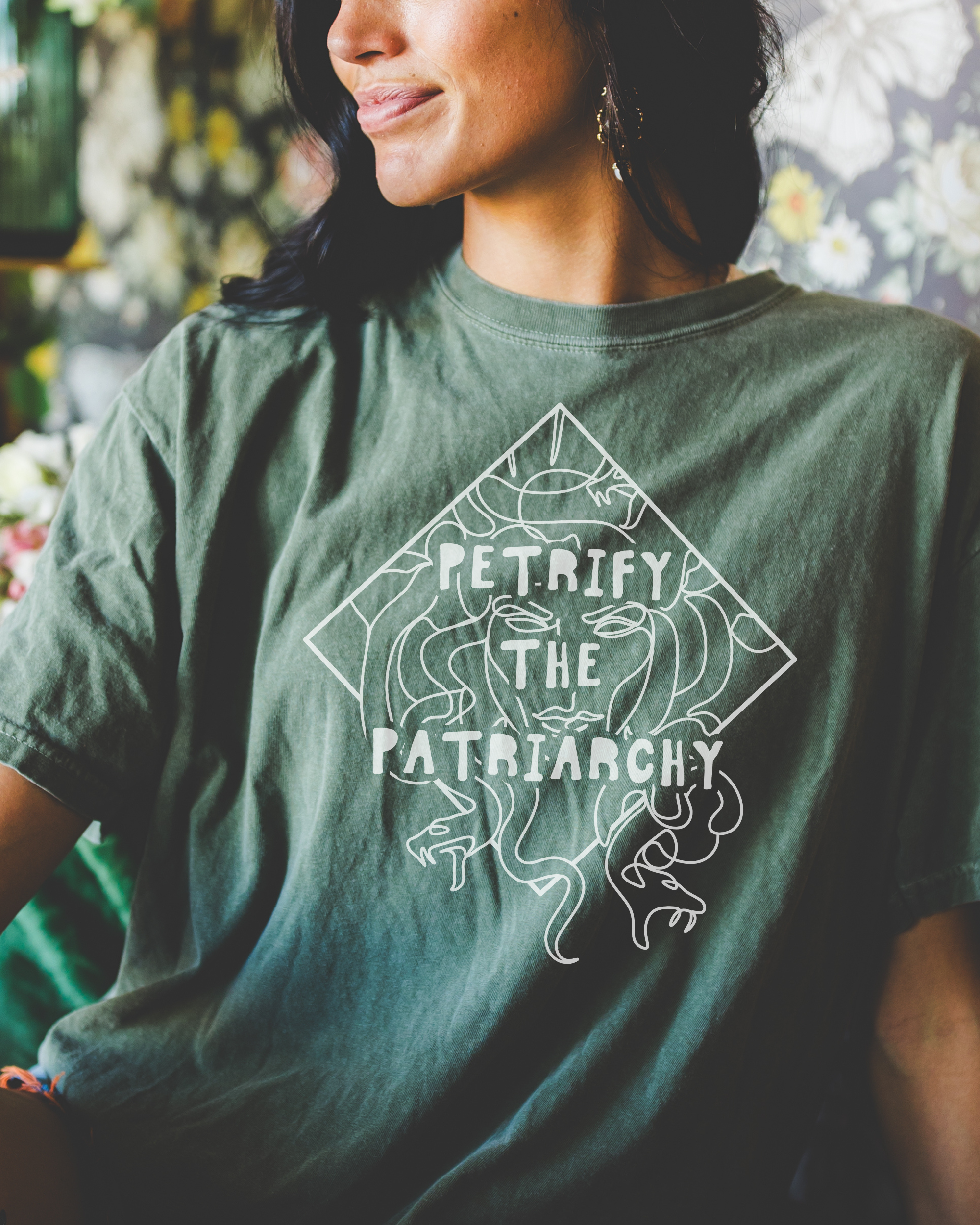 Petrify The Patriarchy Heavyweight Fall T-Shirt
