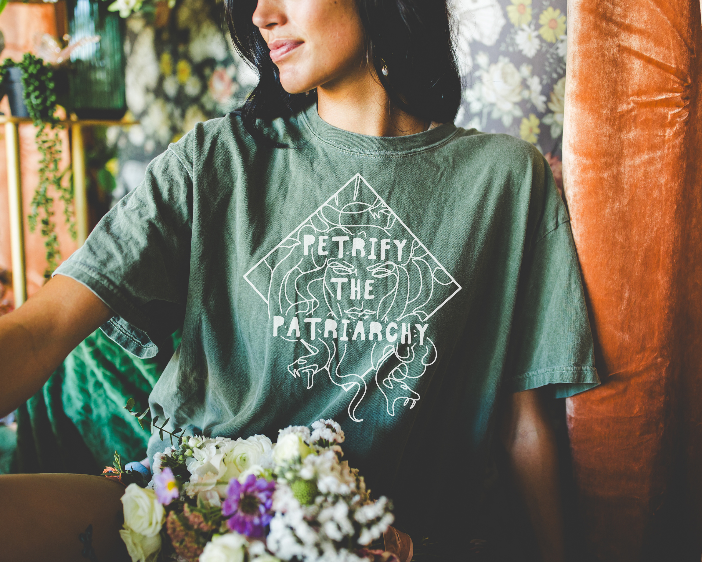 Petrify The Patriarchy Heavyweight Fall T-Shirt