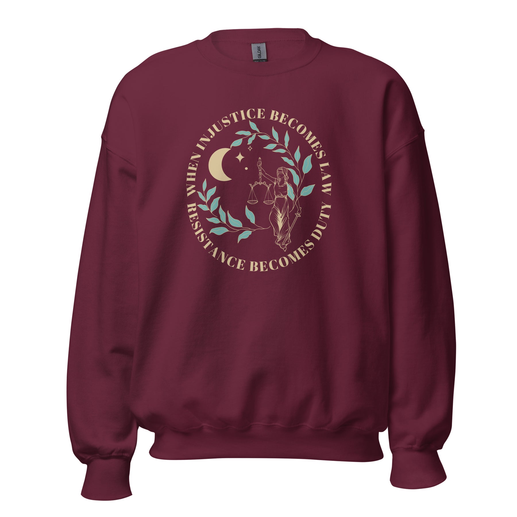 When Injustice Becomes Law Sweatshirt