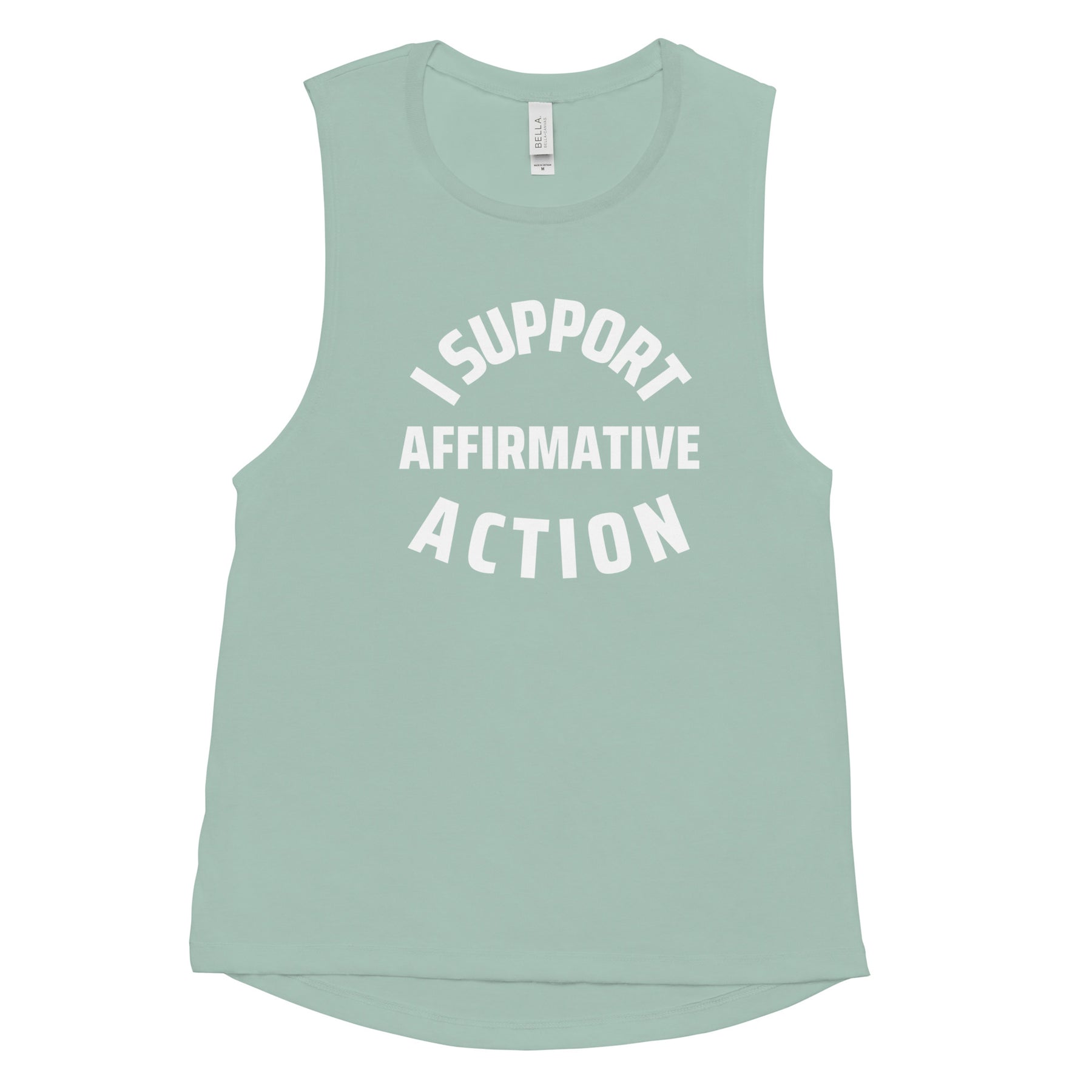 I Support Affirmative Action Women's Muscle Tank
