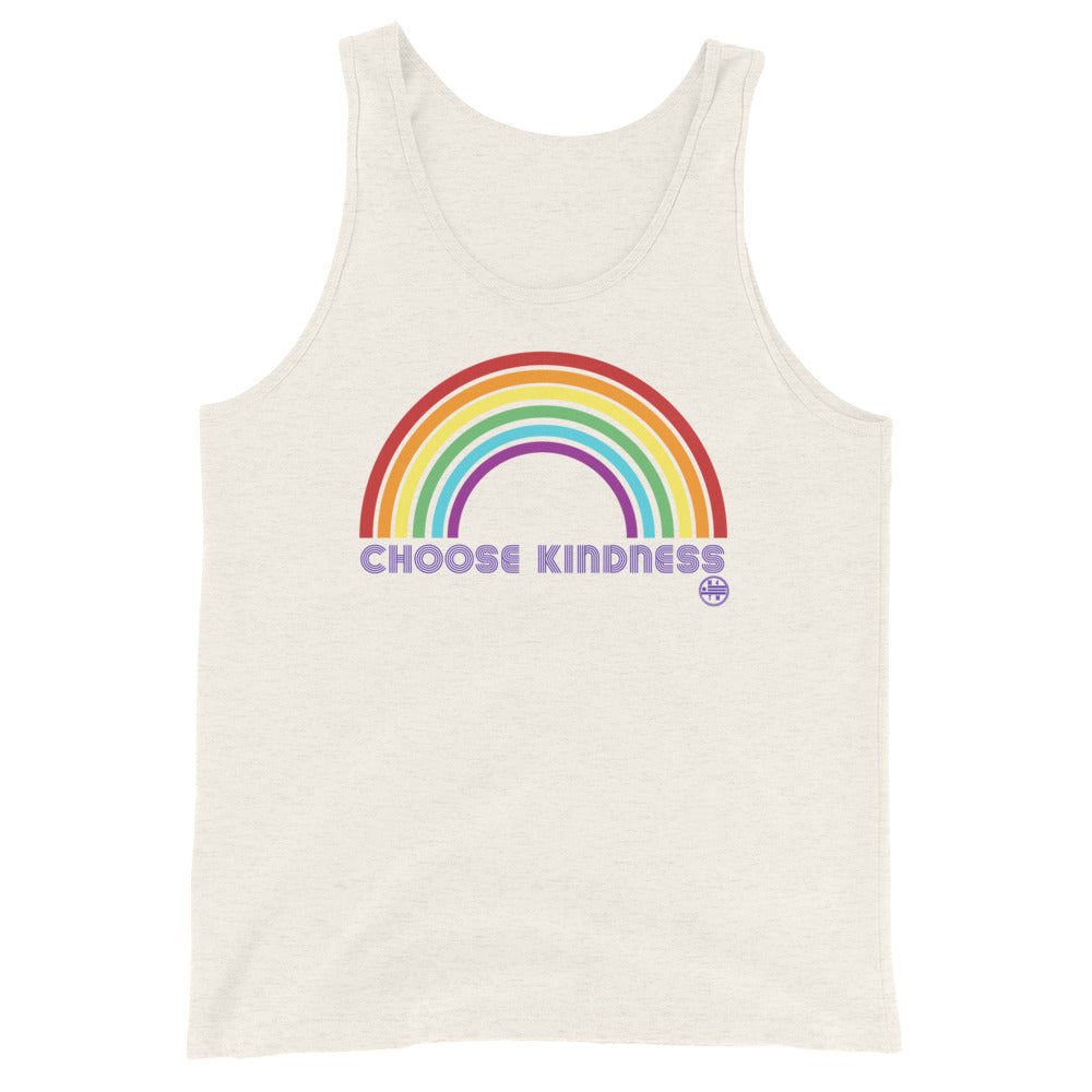 Choose Kindness Classic Rainbow Unisex Tank Top