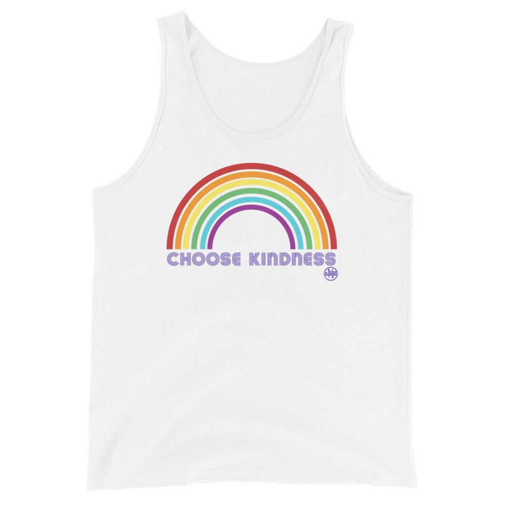 Choose Kindness Classic Rainbow Unisex Tank Top