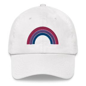 Bi Pride Rainbow Embroidered Hat
