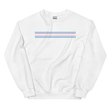 Trans Pride Stripes Minimalist Sweatshirt