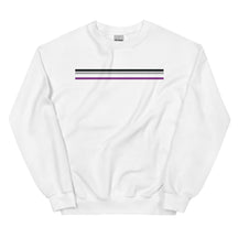 Asexual Pride Stripes Minimalist Sweatshirt