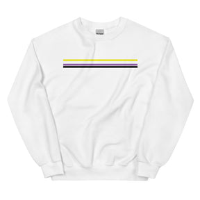 Nonbinary Pride Stripes Sweatshirt