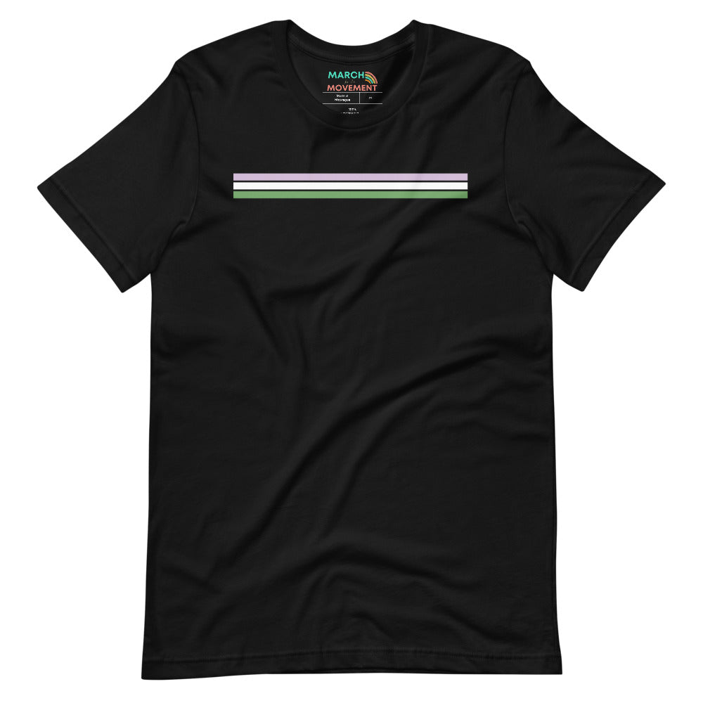 Genderqueer Pride Stripes T-Shirt