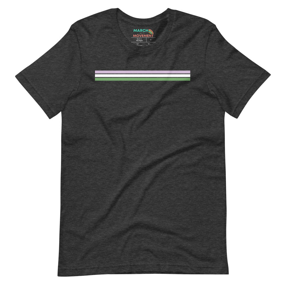 Genderqueer Pride Stripes T-Shirt