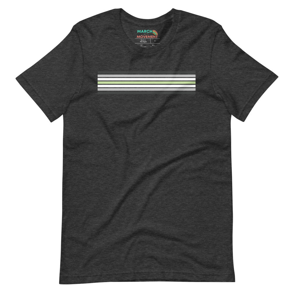 Agender Pride Stripes T-Shirt