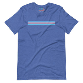 Transgender Pride Stripes Minimalist T-Shirt