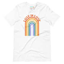 Love is Love Retro Rainbow T-shirt
