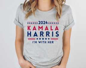 Kamala Harris 2024 I'm With Her T-Shirt