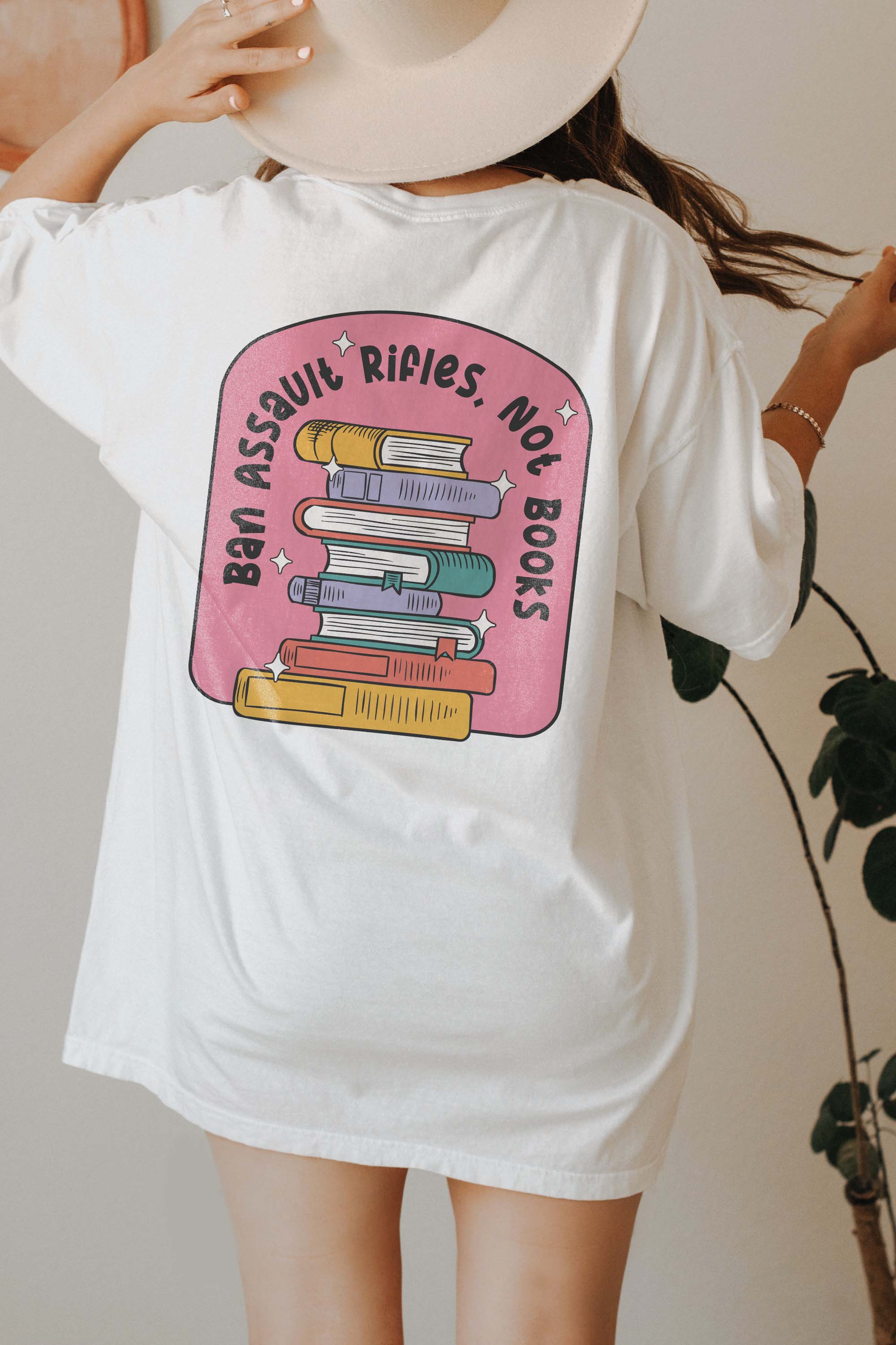 Ban Assault Rifles Not Books T-Shirt