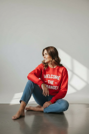 Welcome The Stranger - Premium Unisex Sweatshirt