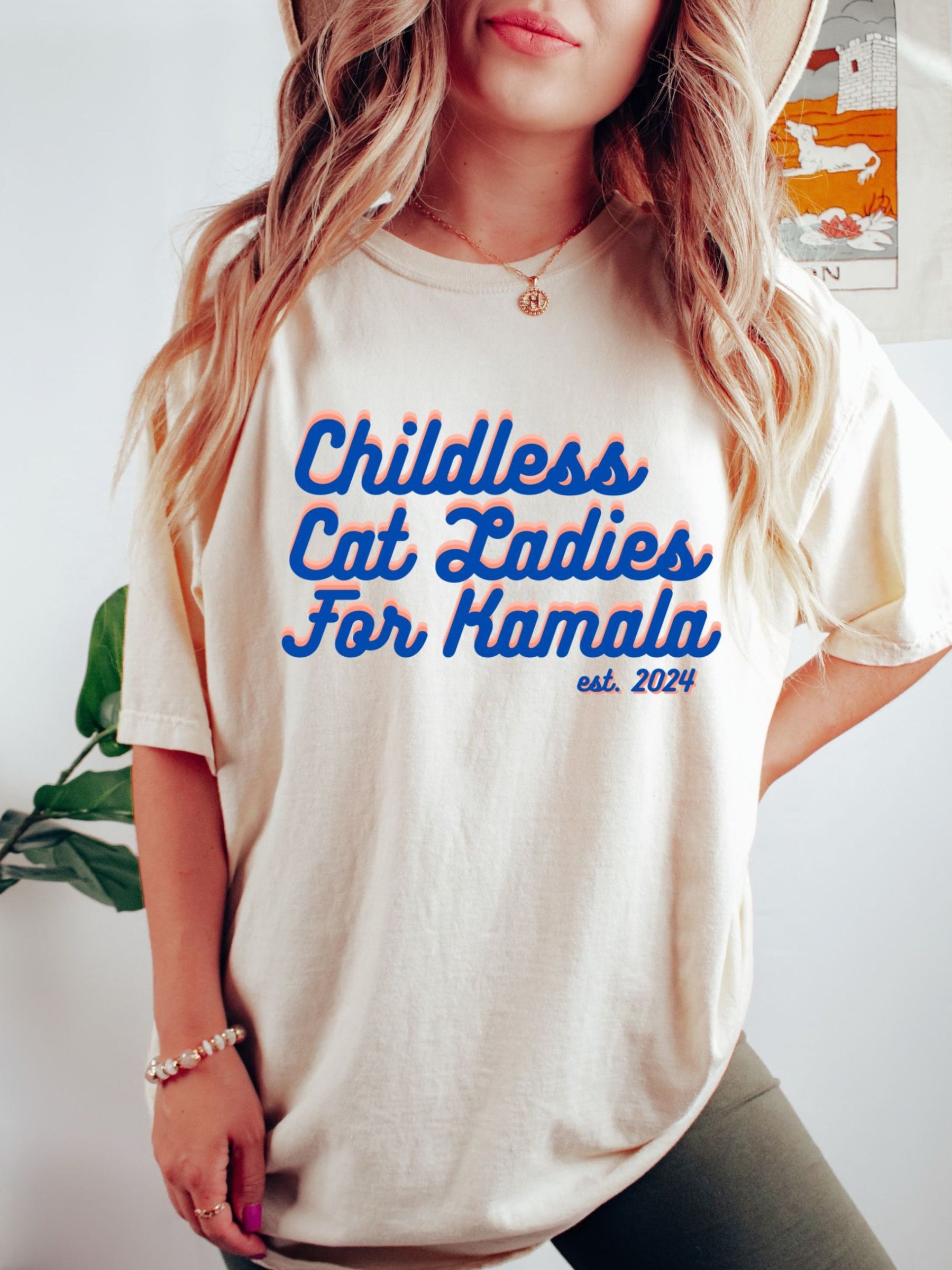 Childless Cat Ladies for Kamala T-Shirt