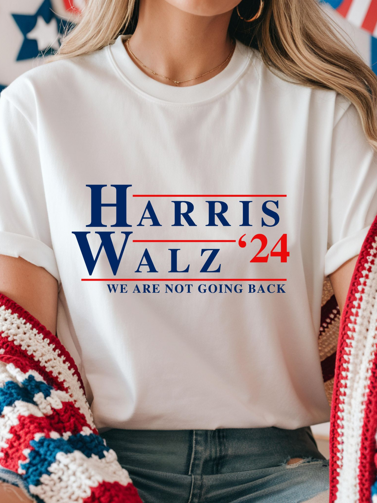 Harris Walz 2024 - We are not going back T-Shirt