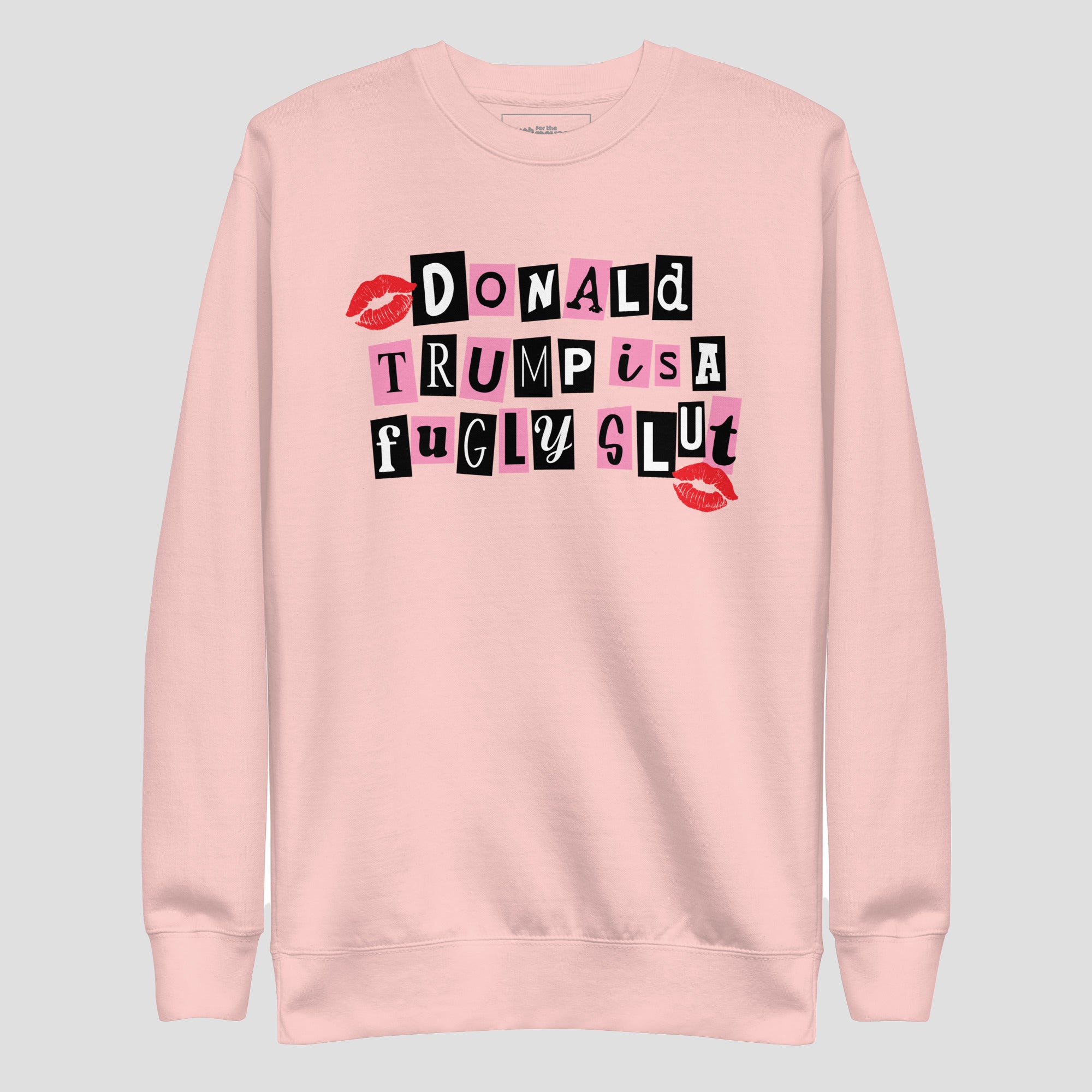 Donald Trump Is a Fugly Slut — Premium Fitted Sweatshirt