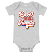 Love Makes a Family Baby Bodysuit