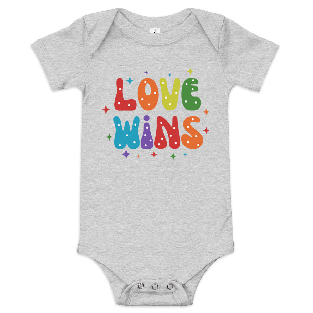 Love Wins Baby Bodysuit