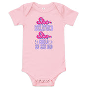 She Believed She Could Baby Bodysuit