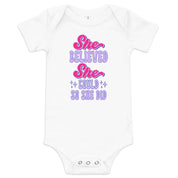 She Believed She Could Baby Bodysuit
