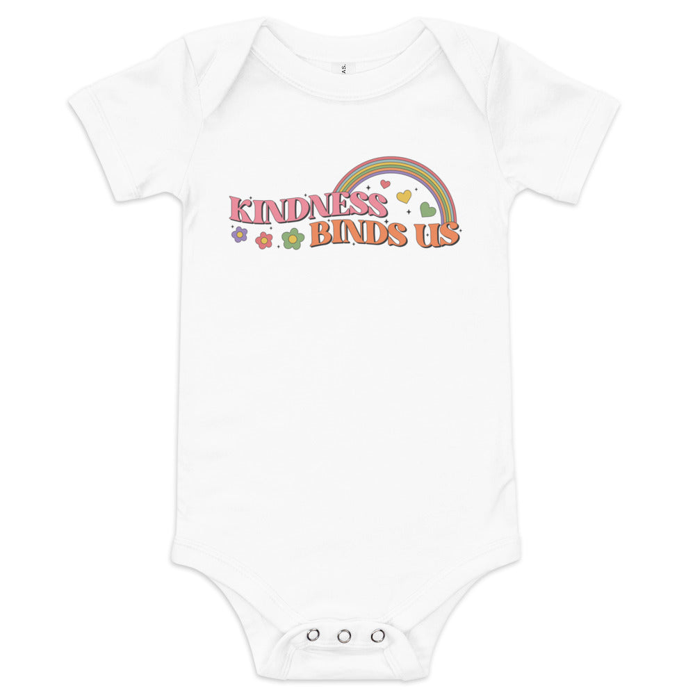 Kindness Binds Us Baby Bodysuit