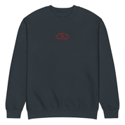 Ban Assault Rifles Not Free Speech — Premium Embroidered Crew Neck Sweatshirt
