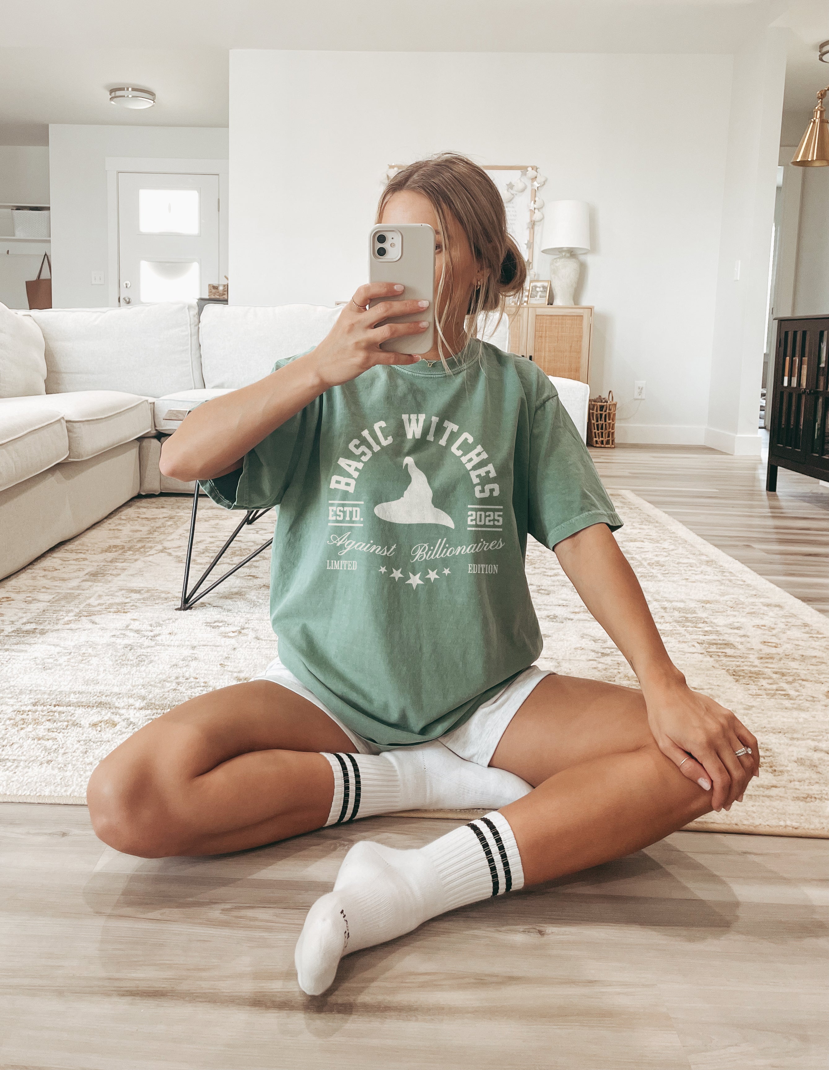 Basic Witches Against Billionaires Heavyweight Fall T-Shirt