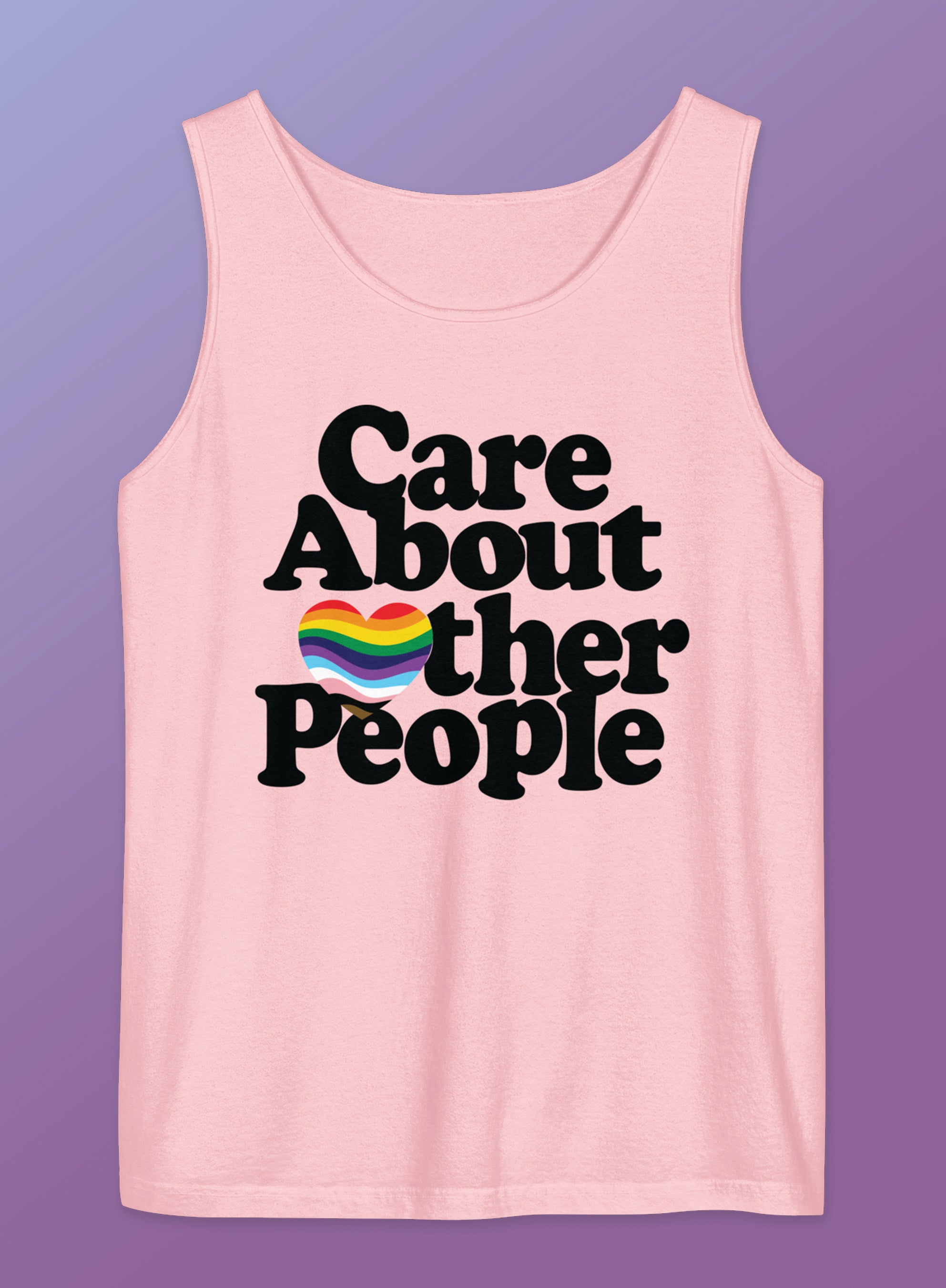 Care About Other People Unisex Garment-Dyed Tank Top