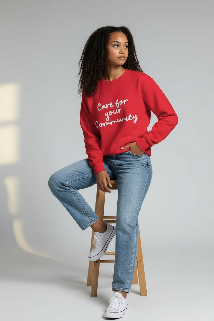 Care For Your Community Premium Sweatshirt