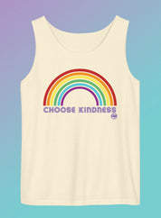 Choose Kindness Unisex Garment-Gyed Tank Top