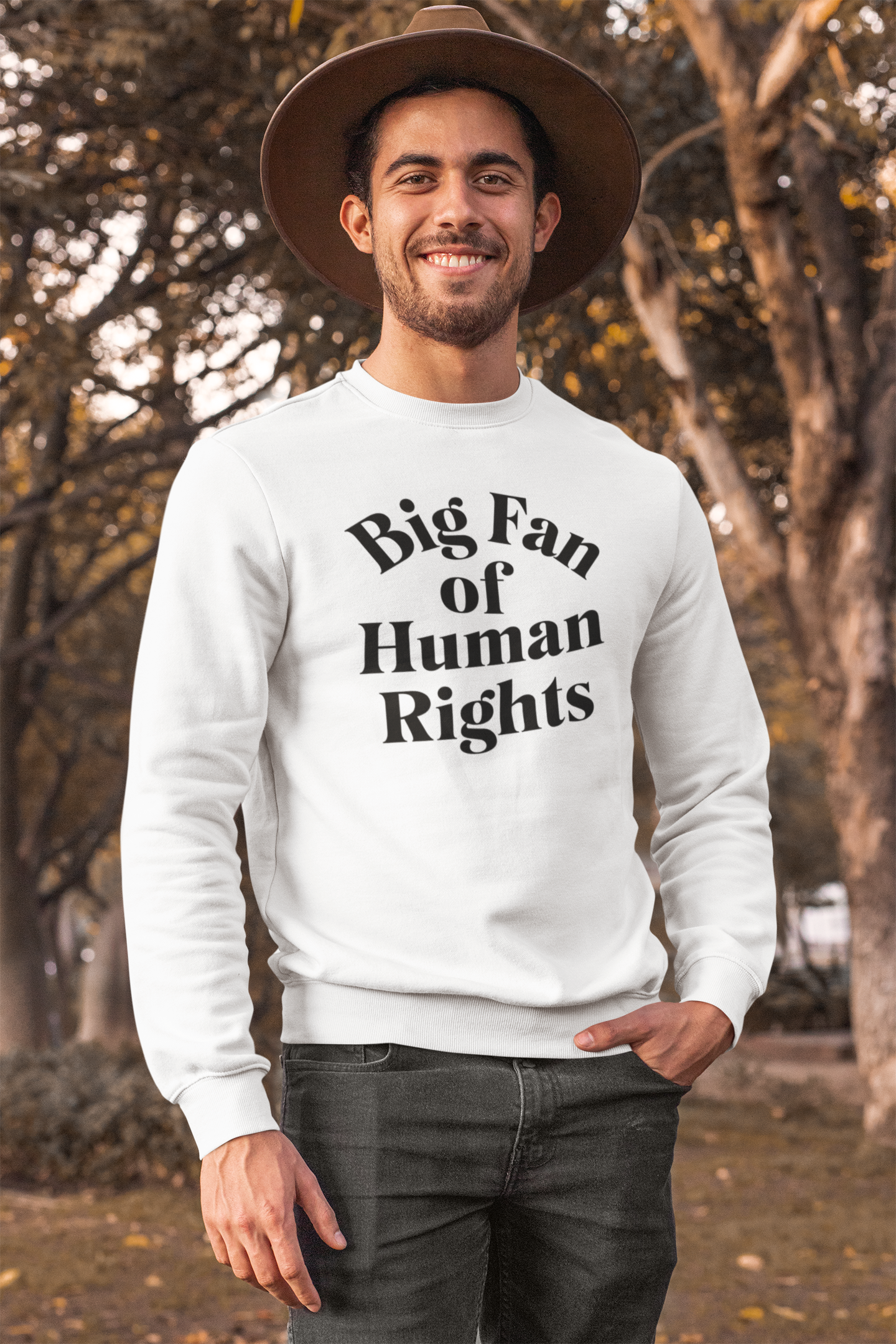Big Fan of Human Rights Premium Sweatshirt