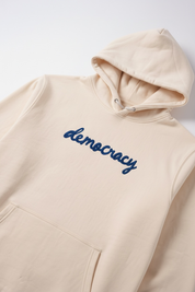 Democracy - Premium Embroidered Heavyweight Hoodie