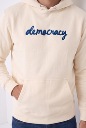 Democracy - Premium Embroidered Heavyweight Hoodie