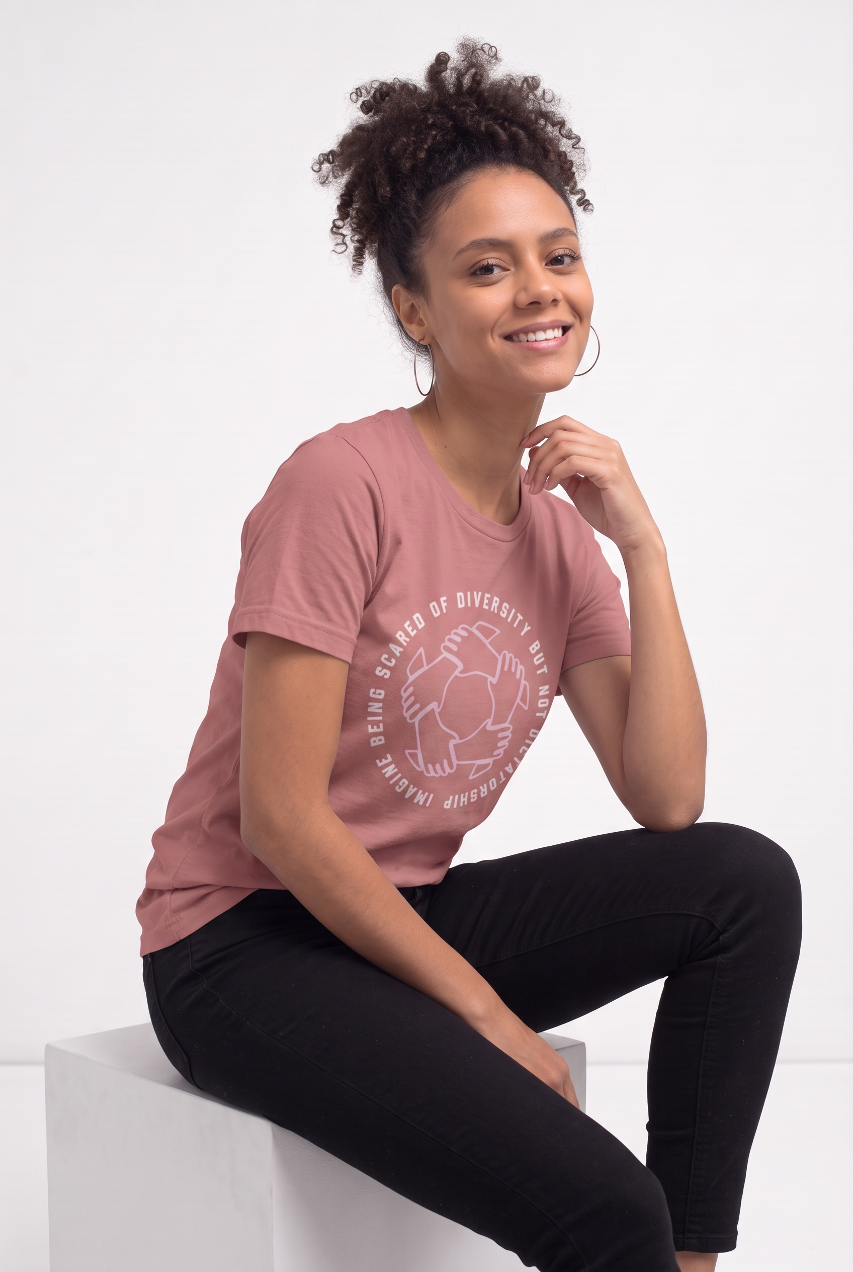Imagine Being More Scared of Diversity But Not Dictatorship T-shirt