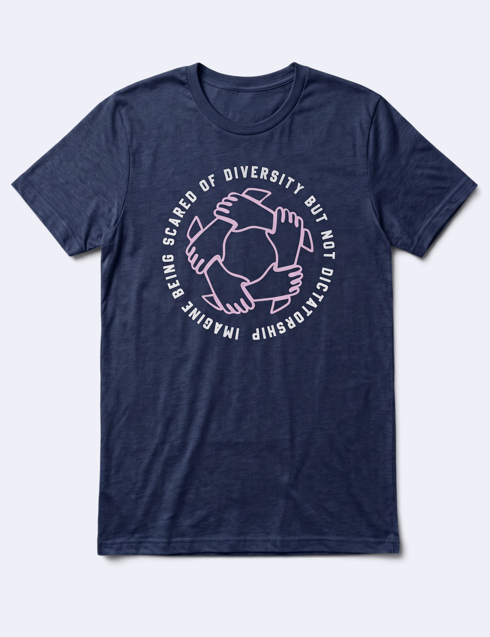 diversitynotdictatorshipheathernavyflatlay.png