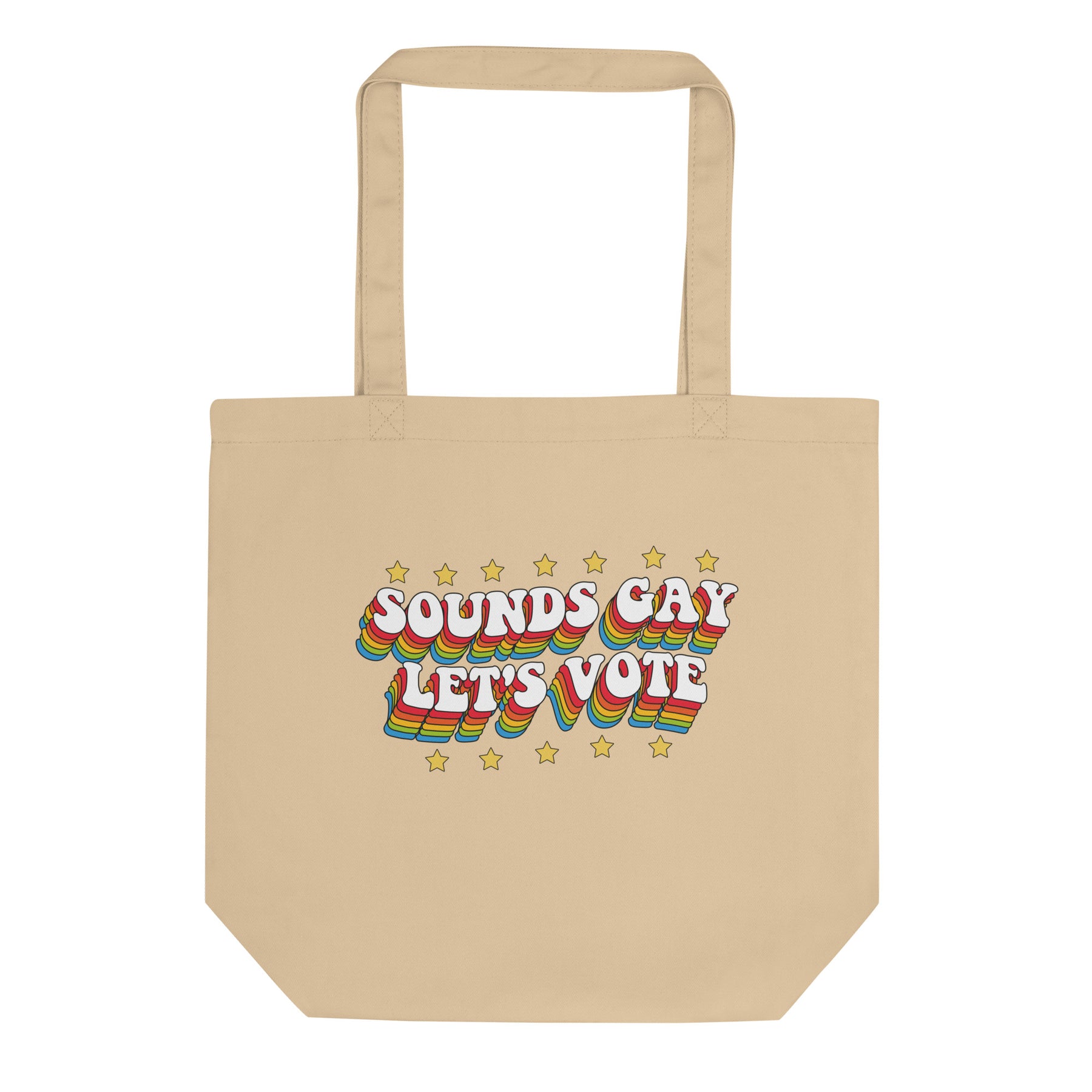 Sounds Gay Let's Vote Eco Tote Bag