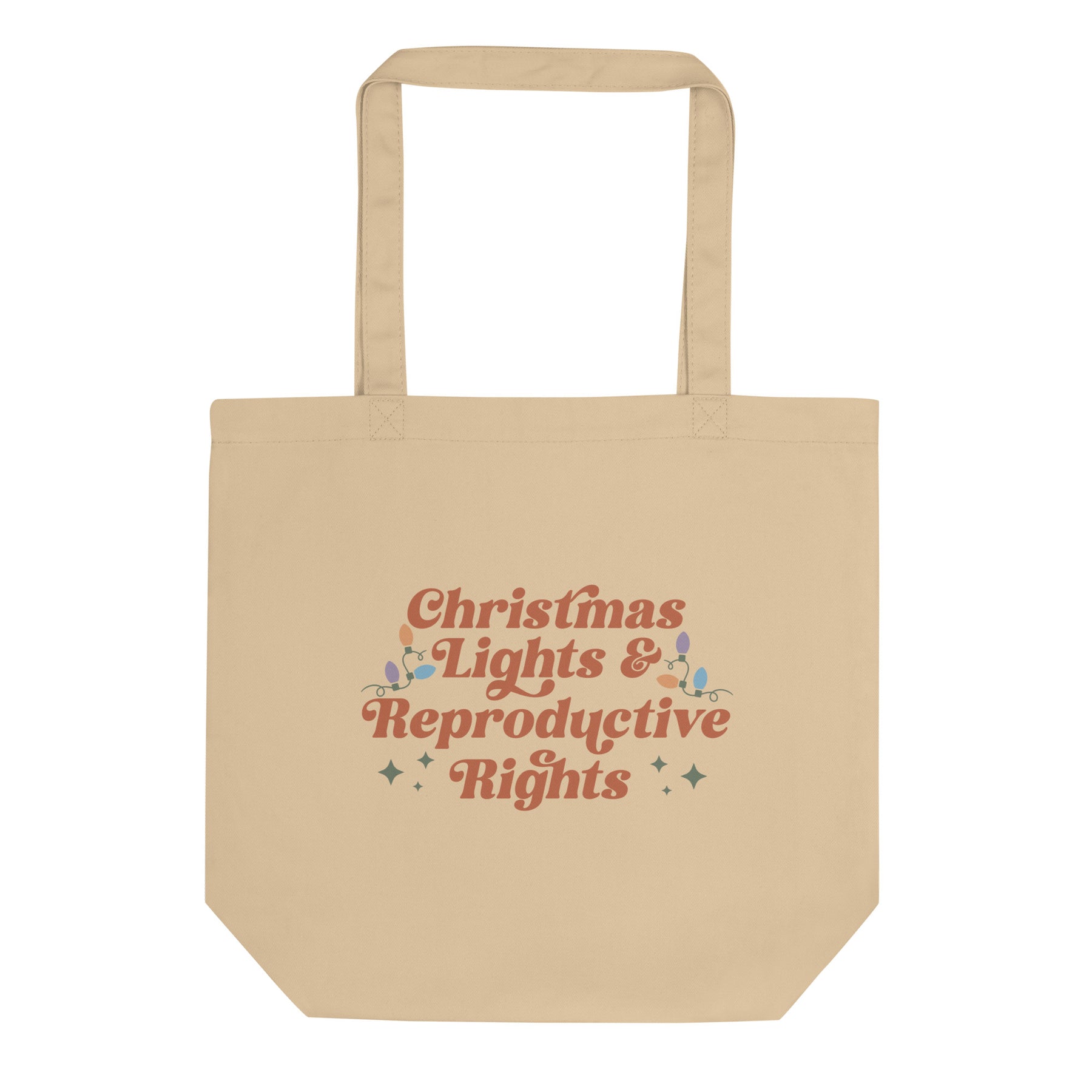 Christmas Lights and Reproductive Rights Eco Tote Bag