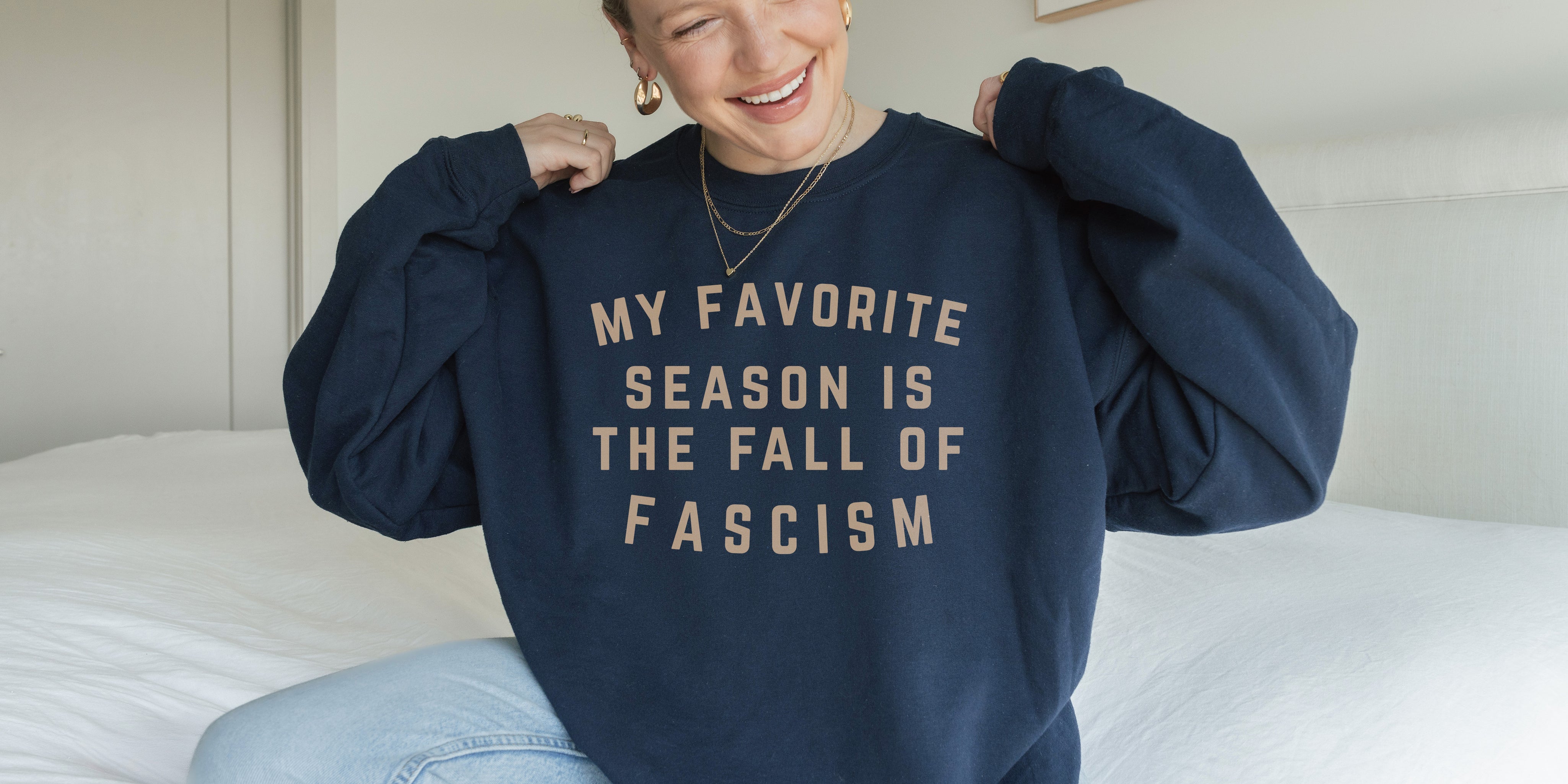 favorite_season_fall_of_fascism_navy_sweatshirt.jpg
