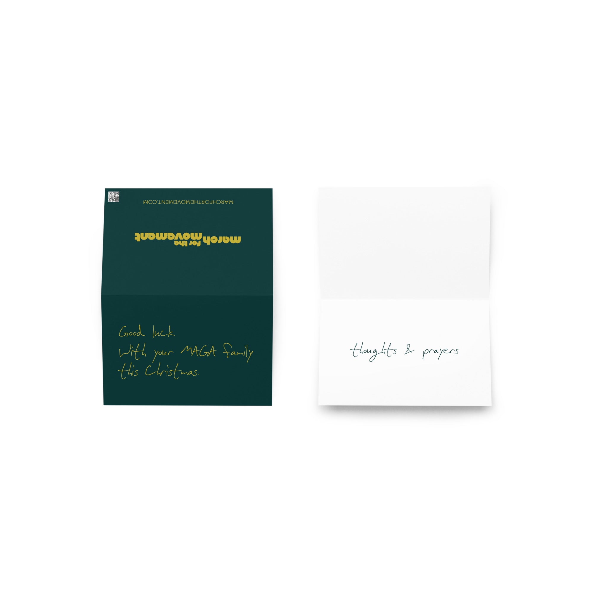 Good Luck With Your MAGA Family Christmas Card