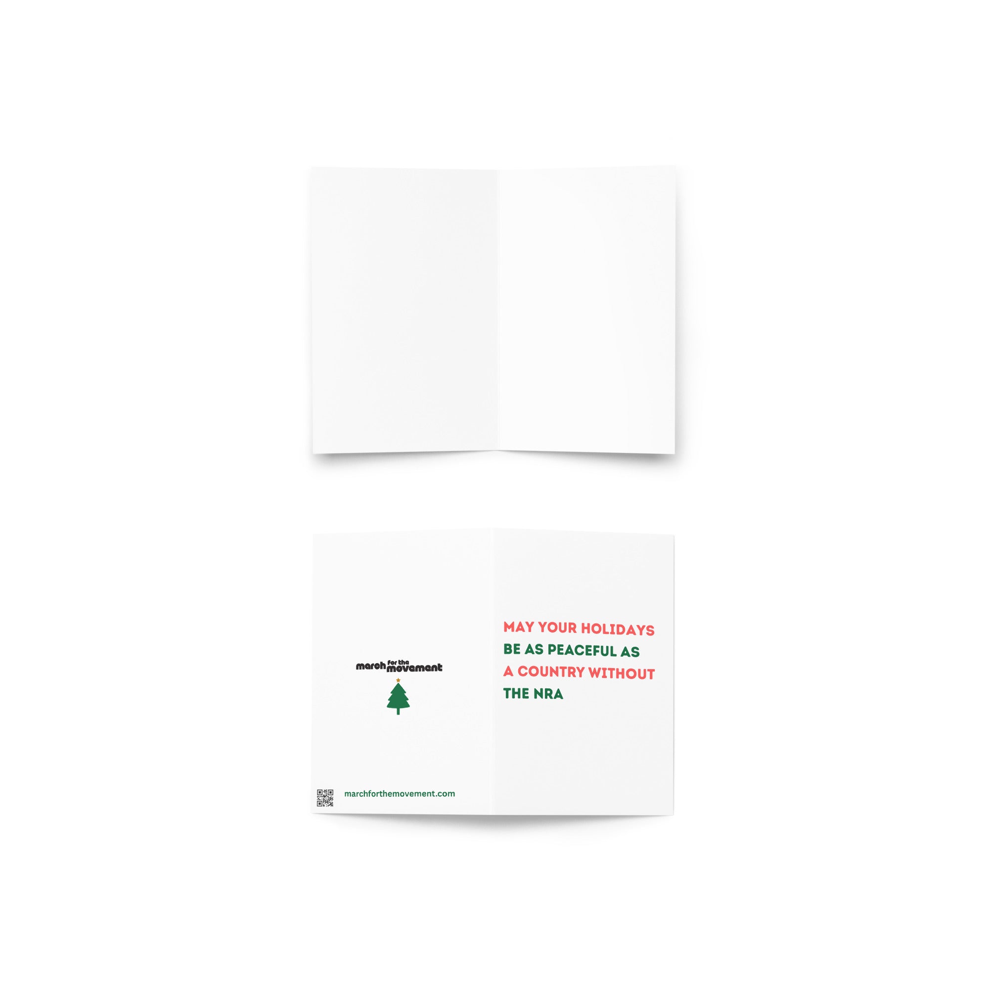 May Your Holidays Be as Peaceful as a Country Without the NRA Card