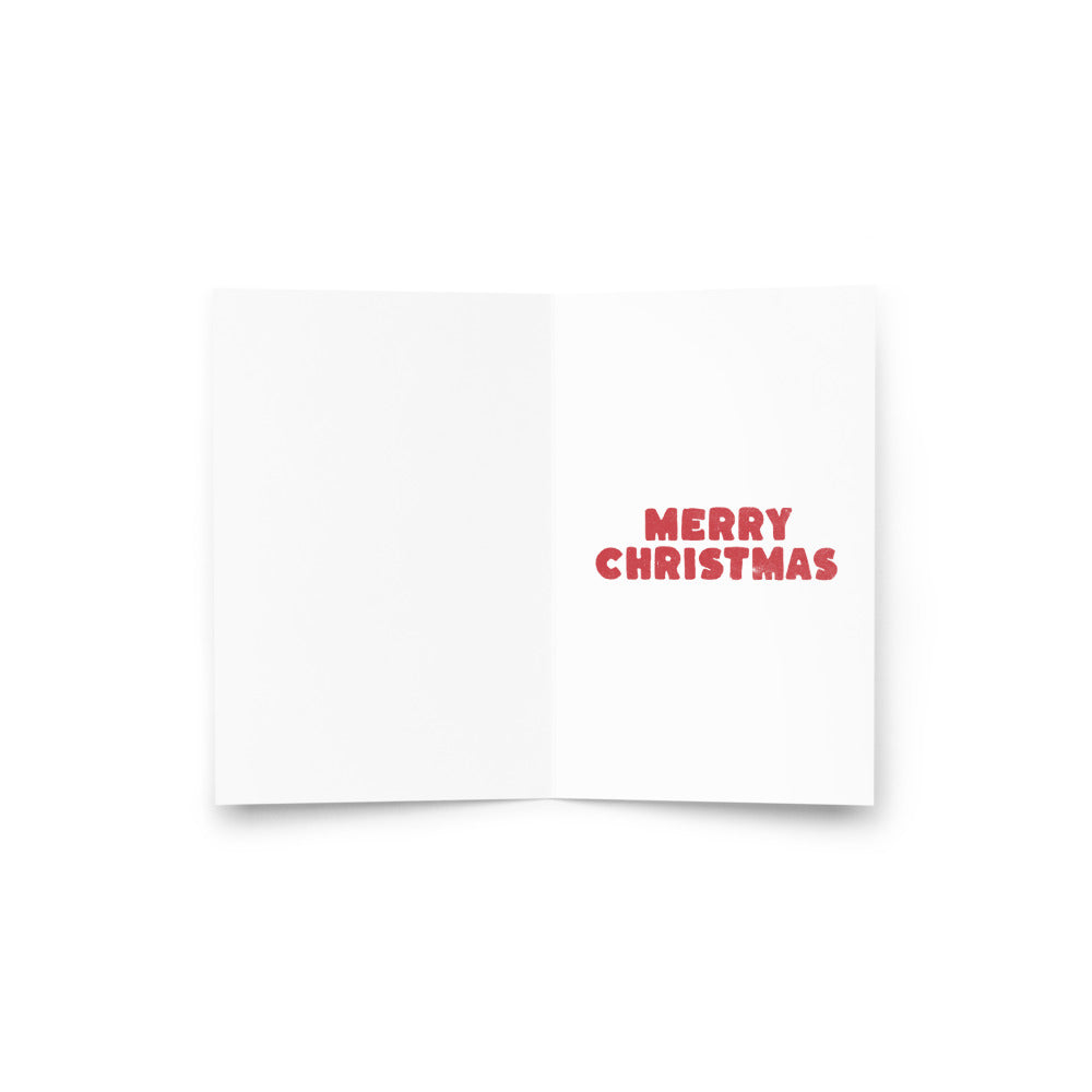 Progressive Santa Anti-Trump Holiday Greeting Card