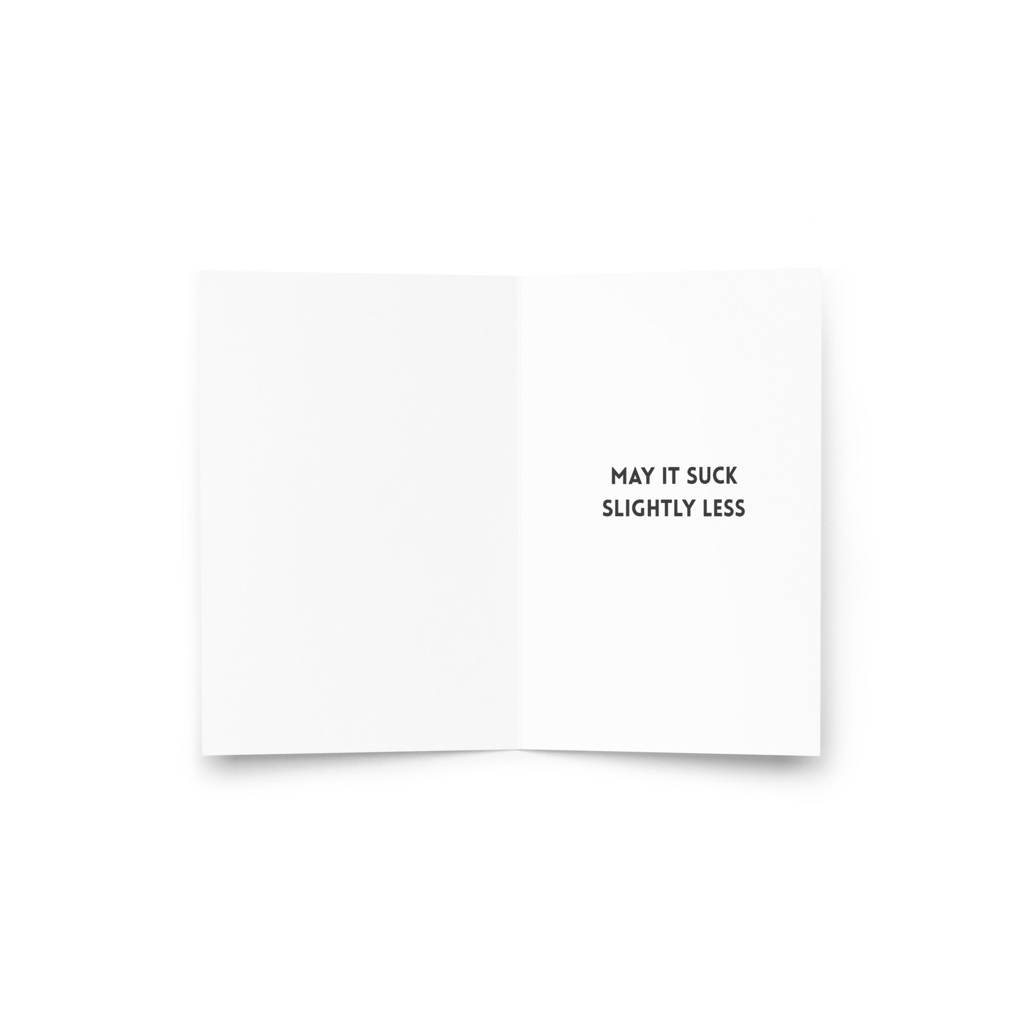 Here’s to 2026 – May it Suck Slightly Less - 2025 Dumpster Fire Holiday Card