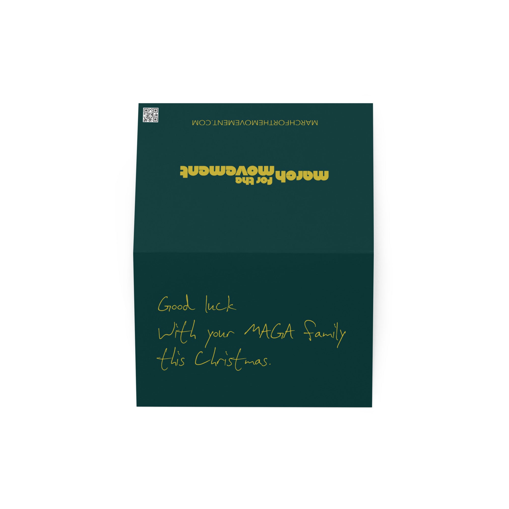 Good Luck With Your MAGA Family Christmas Card