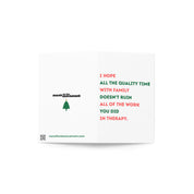 Good Luck Surviving Your Family Holiday Card